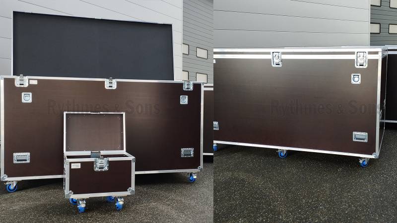 Caisse en bois grand format pour le transport, stockage et expédition de matériel industriel à Nantes (44)